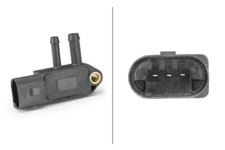 VW датчик тиску вихлопних газів AUDA, SKODA, 1,2-2,0TDI 03-. для Volkswagen, Skoda, Audi, Seat HELLA 6PP 009 409-261 фото товару