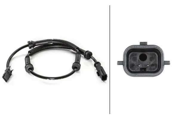 <strong>RENAULT датчик ABS передн.Trafic II (прямокутний розєм) 06- HELLA 6PU 012 806-301 (фото 1)</strong>
