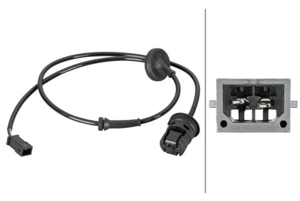 <strong>VW датчик ABS задньої осі Passat 96-, Skoda SuperB 02- HELLA 6PU 012 806-901 (фото 1)</strong>