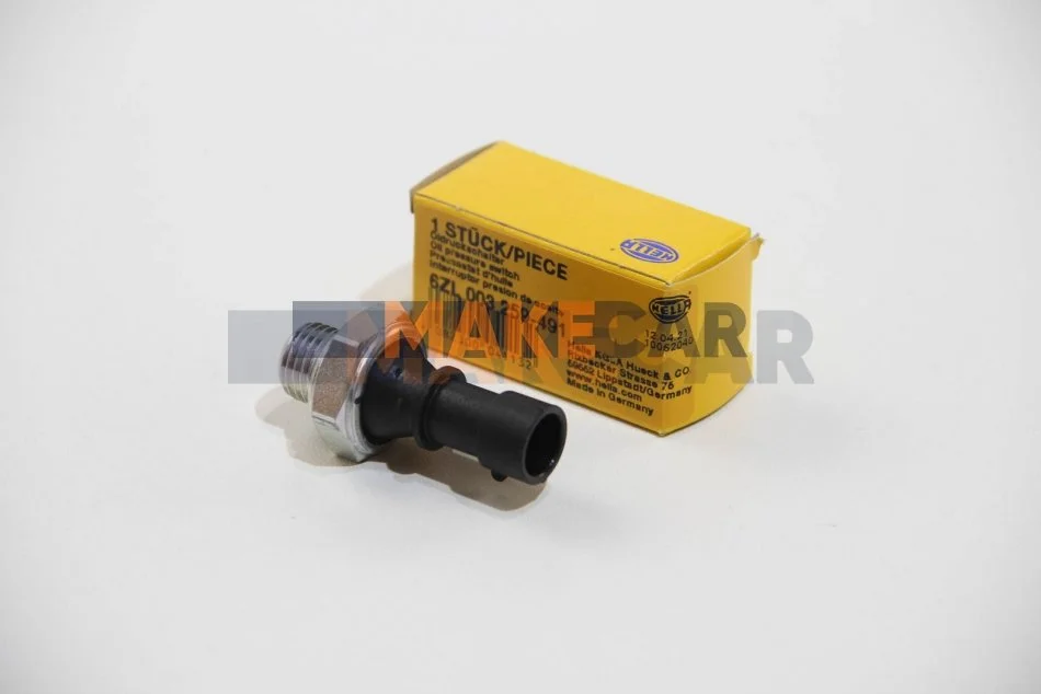 <strong>Датчик тиску оливи (0,5bar/1 конт./чорний) LANOS/ASTRA F/G 1.2-3.2 84- HELLA 6ZL003259-491 (фото 1)</strong>