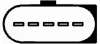 <strong>VW Расходомер воздуха (дизель) 1,9TDI: AudiSeatSkodaFord Galaxy HELLA 8ET 009 142-561 (фото 2)</strong>