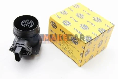 Витратомір повітря T5 1.9TDI 03-/Caddy 1.9TDI/2.0SDI 04- для Volkswagen, Skoda, Seat, Audi HELLA 8ET009149-361 фото товару