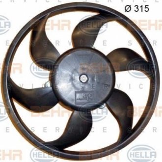 Вентилятор радиатора HELLA 8EW 351 150-204 (фото 1)