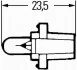 <strong>12V 1,2W Миниавтолампа цоколь B8,3d HELLA 8GA 007 997-041 (фото 2)</strong>