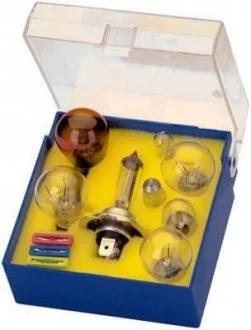 H7 12V Набір лампа розжарювання (C5W, H7, P21/4W, P21/5W, P21W, PY21W, R5W, W5W + 3 запоб.) для HELLA 8GH 007 157-901 фото товару