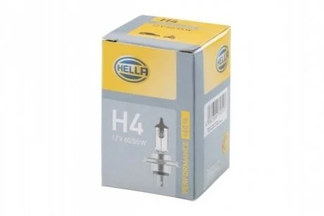 H4 12V 60/65W Лампа розжарювання PLUS 60% для HELLA 8GJ 223 498-221 фото товару