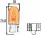 <strong>WY5W 12V 5W Лампа розжарювання вказівника повороту (жовтий) STANDARD (блістер 2 шт) HELLA 8GP 003 594-543 (фото 1)</strong>