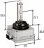 <strong>Лампа газорозрядна D1S, 35 W 85V, PK32d-2 HELLA 8GS 009 028-111 (фото 1)</strong>