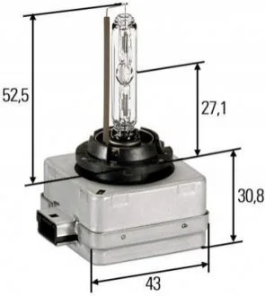 Лампа газорозрядна D1S, 35 W 85V, PK32d-2 для HELLA 8GS 009 028-111 фото товару