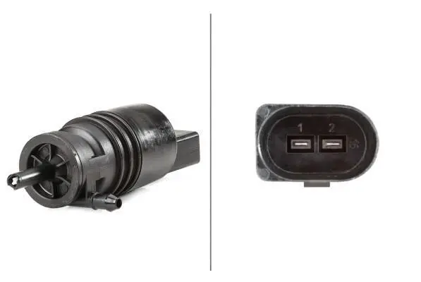 <strong>Насос бачка омивача HONDA Civic 5D 05-12; NISSAN Navara D40 05-15; OPEL Astra J 10-15, Insignia 17-22, Karl 15-19; CHEVROLET Cruze 09-17, Volt 10-15, Malibu 12-15, Aveo T300 12-17; SUZUKI Swift 10-17 HELLA 8TW006848-131 (фото 1)</strong>