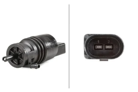 Насос бачка омивача HONDA Civic 5D 05-12; NISSAN Navara D40 05-15; OPEL Astra J 10-15, Insignia 17-22, Karl 15-19; CHEVROLET Cruze 09-17, Volt 10-15, Malibu 12-15, Aveo T300 12-17; SUZUKI Swift 10-17 для Chevrolet, Opel HELLA 8TW006848-131 фото товару