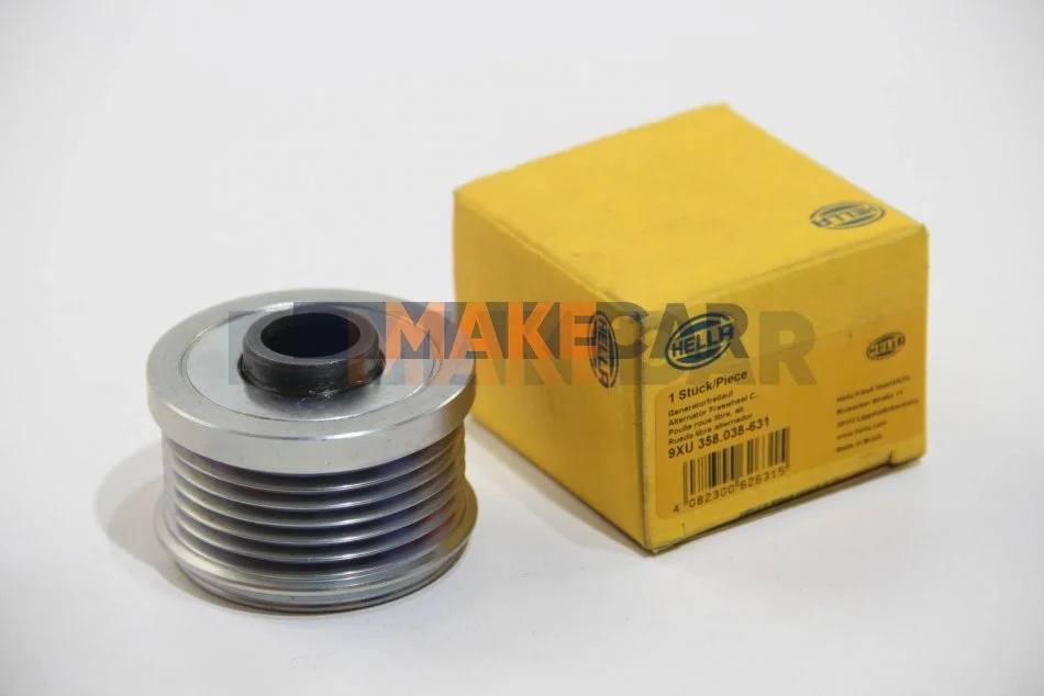 <strong>Шків генератора S40/V40 95-05 HELLA 9XU358038-631 (фото 1)</strong>