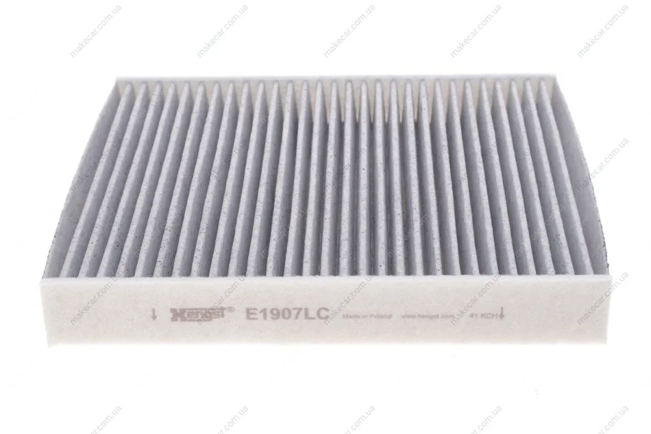 <strong>Фільтр салону Ford C-Max/Focus/Galaxy/Kuga/Mondeo/ S-Max 06- (вугільний) HENGST FILTER E1907LC (фото 1)</strong>