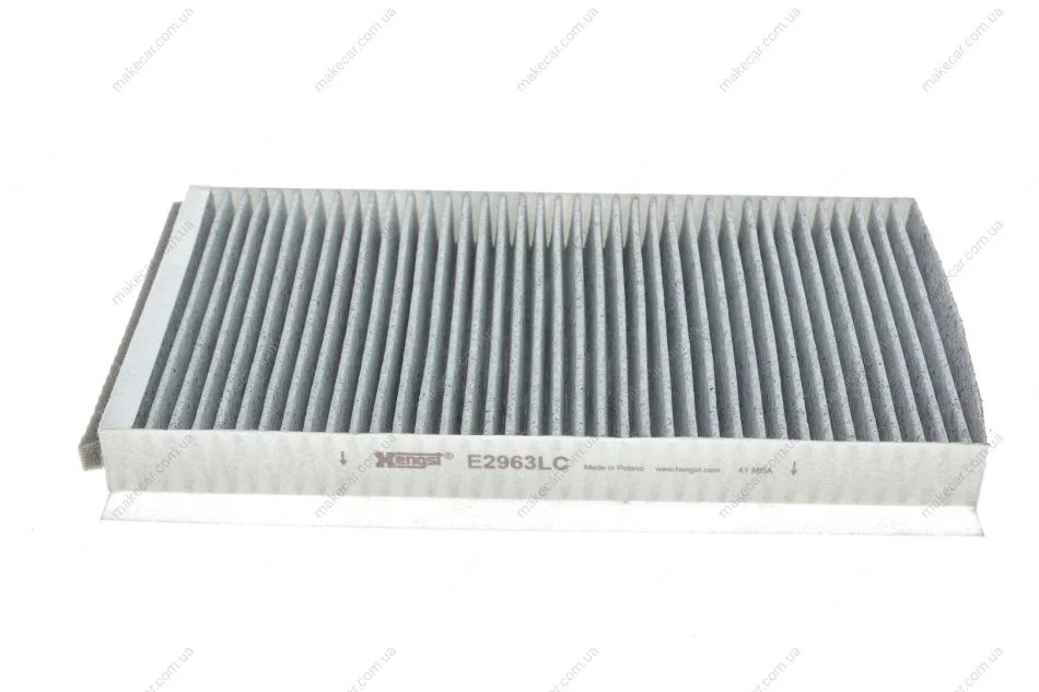 <strong>Фільтр салону BMW 5 (E60) 3.0D 01- (вугільний) HENGST FILTER E2963LC (фото 1)</strong>