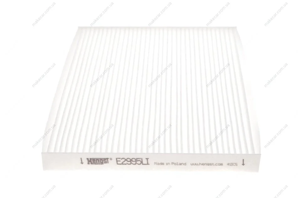 <strong>Фільтр салону Hyundai Tucson 06-/I30 12-/Kia Sportage 04- HENGST FILTER E2995LI (фото 1)</strong>