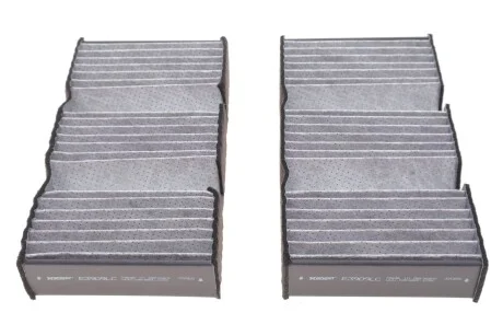 Фільтр салону MB W166 11- (вугільний) (к-кт 2 шт) для Mercedes HENGST FILTER E3909LC-2 фото товару