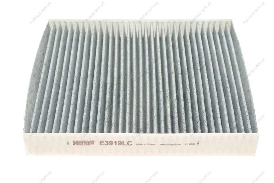 <strong>Фільтр салону Skoda Fabia II/III/Rapid/VW Polo 99- (вугільний) HENGST FILTER E3919LC (фото 1)</strong>