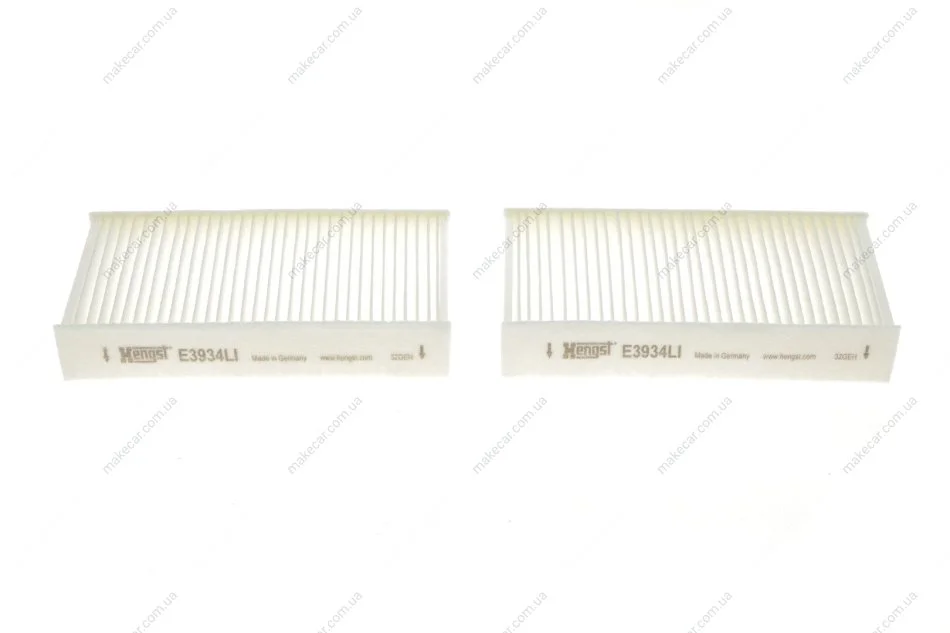 <strong>Фільтр салону BMW X3/X4 10- (к-кт 2 шт) HENGST FILTER E3934LI-2 (фото 1)</strong>