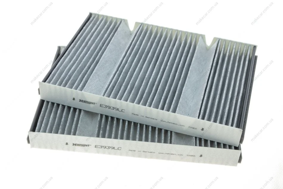 <strong>Фільтр салону MB W222 13- (вугільний) (к-кт 2 шт) HENGST FILTER E3939LC-2 (фото 1)</strong>