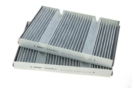 Фільтр салону MB W222 13- (вугільний) (к-кт 2 шт) для Mercedes HENGST FILTER E3939LC-2 фото товару