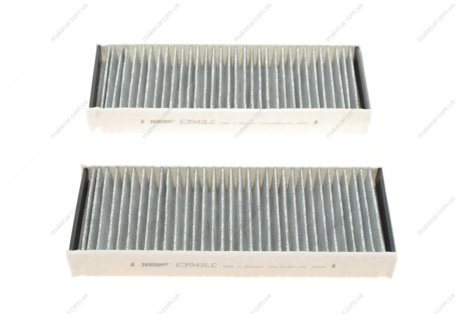 <strong>Фільтр салону Peugeot 308 13- (вугільний) (к-кт 2 шт) HENGST FILTER E3942LC-2 (фото 1)</strong>