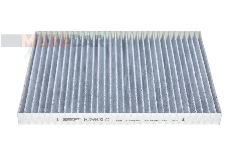 <strong>Фільтр салону Renault Kaleos 2.5 i/2.0 dCi 08- (вугільний) HENGST FILTER E3983LC (фото 1)</strong>