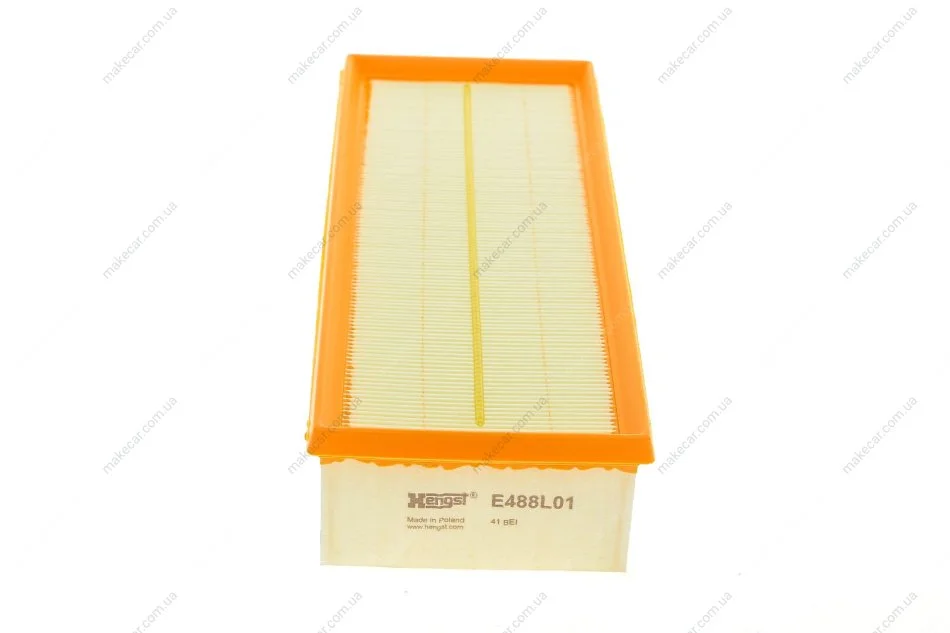 <strong>Фільтр повітряний Caddy III/Golf V/Passat B6/Octavia 1.9/2.0TDI (з поролоном) HENGST FILTER E488L01 (фото 1)</strong>