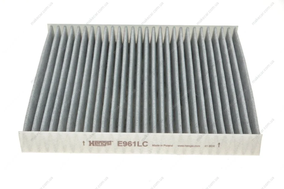 <strong>Фільтр салону Audi A2/Fabia/Roomster/Polo/Seat 02- (вугільний) HENGST FILTER E961LC (фото 1)</strong>