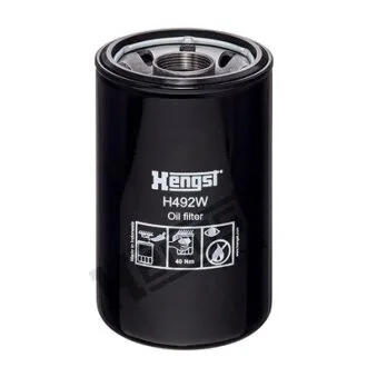 Фільтр масляний для HENGST FILTER H492W фото товару