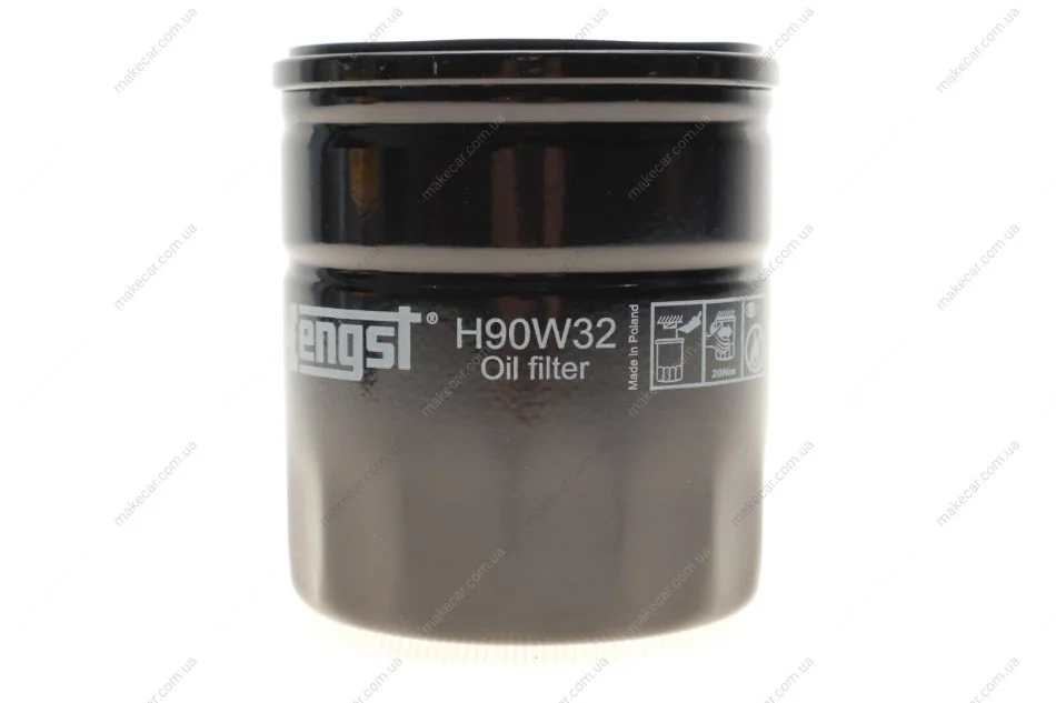 <strong>Фільтр масляний Ford C-Max/Focus/Galaxy/Mondeo/S-Max 1.8TDCi 05- HENGST FILTER H90W32 (фото 1)</strong>