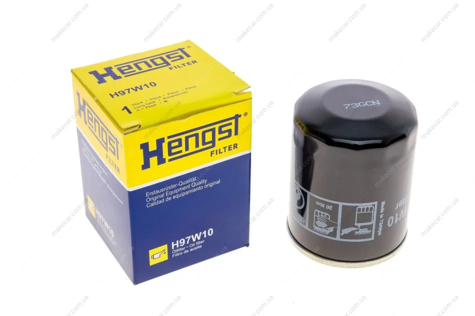 <strong>Фільтр масляний Nissan 1.3/1.6/2.0 HENGST FILTER H97W10 (фото 1)</strong>