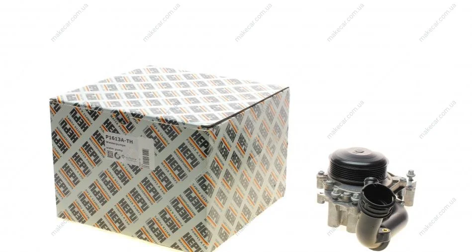 <strong>Насос охолоджуючої рідини, з ущільненням MERCEDES C (C204), C T-MODEL (S204), C (W204), CLS (C218), CLS SHOOTING BRAKE (X218), E (A207), E (C207), E T-MODEL (S212), E (W212) 2.2D/2.2DH 08.08- HEPU P1613A-TH (фото 1)</strong>