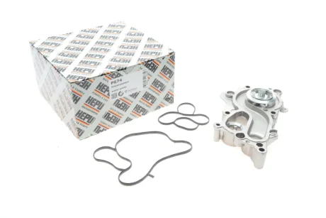 Насос охолоджуючої рідини, з ущільненням SEAT IBIZA IV, IBIZA IV SC, IBIZA IV ST, IBIZA V, MII SKODA CITIGO, FABIA III, FABIA III PRAKTIK VW ARTEON 1.0/1.0CNG/1.4H 08.11- для Seat, Skoda, Volkswagen, Audi HEPU P674 фото товару