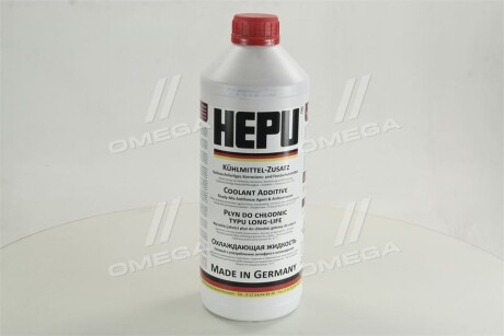 Антифриз G12 READY MIX RED-37C (Каністра 1,5 л) HEPU P900-RM-G12 фото товара