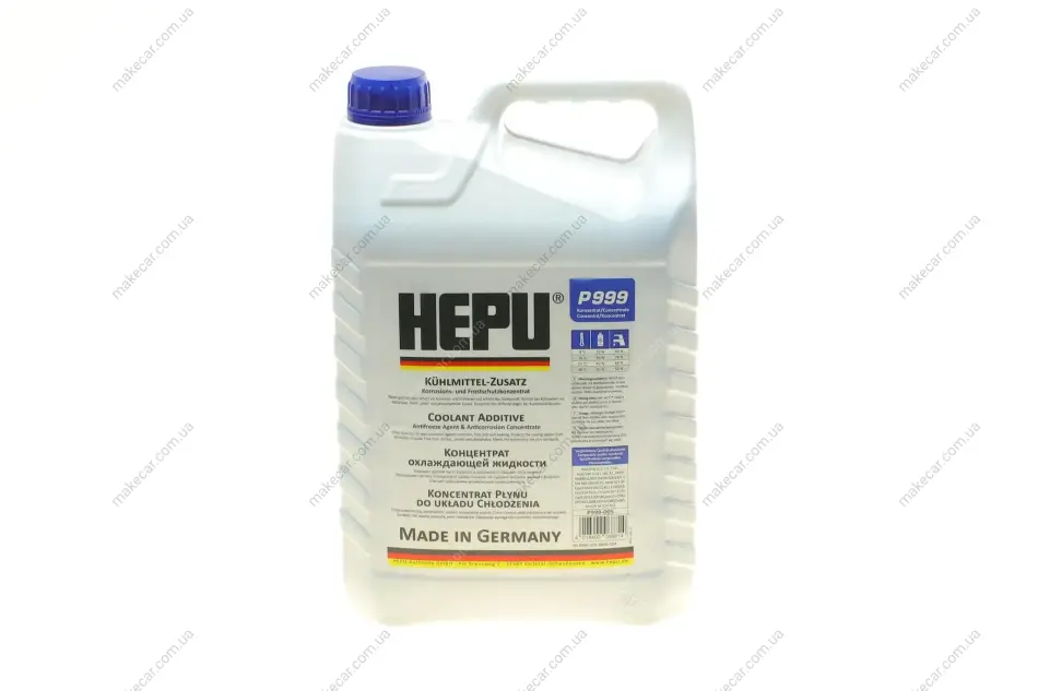 <strong>Антифриз-концентрат Hepu, G11 (синій), 5л HEPU P999-005 (фото 1)</strong>