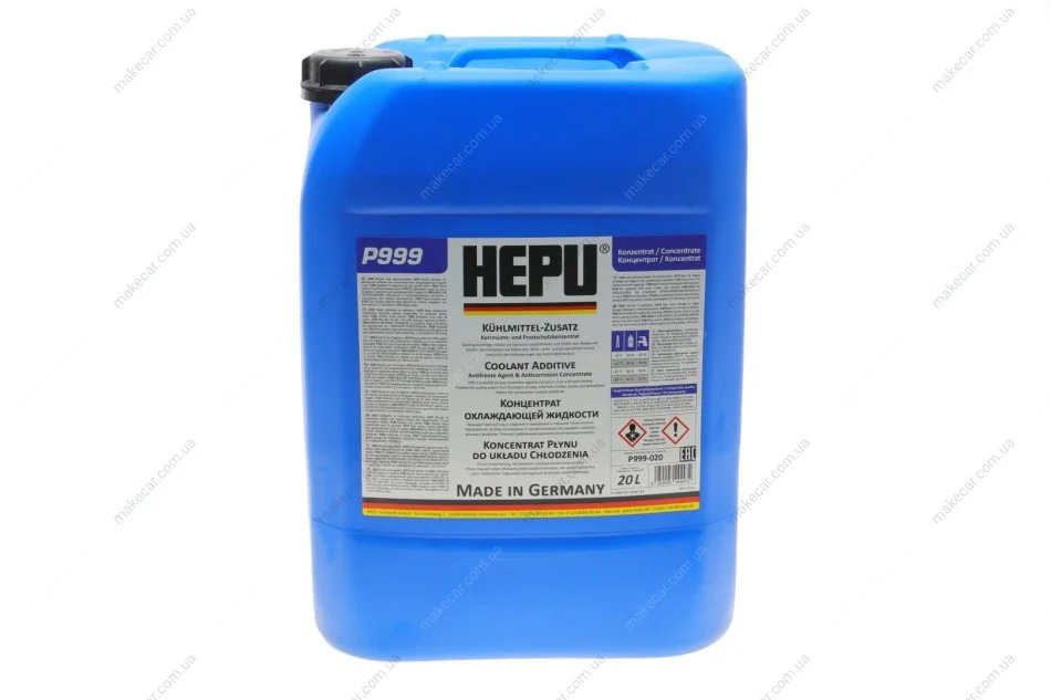 <strong>Антифриз-концентрат Hepu, G11 (синій), 20л HEPU P999-020 (фото 1)</strong>