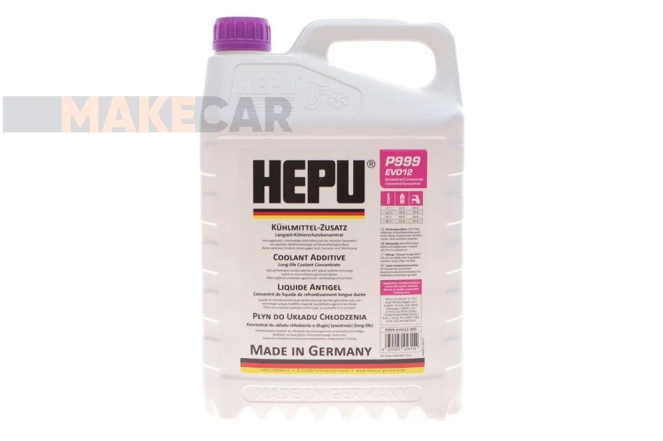 <strong>Антифриз фіолетовий (концентрат)(-38 ° C) 5л. G12evo HEPU P999-EVO12-005 (фото 1)</strong>