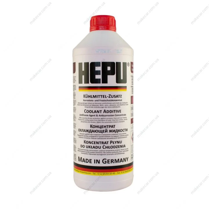 <strong>Антифриз-концентрат G12, 1,5л. Червоний HEPU P999-G12 (фото 1)</strong>