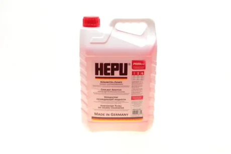 Антифриз-концентрат Hepu, G12 (червоний), 5л для HEPU P999-G12-005 фото товару