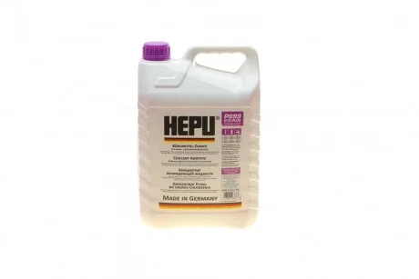Антифриз-концентрат Hepu, G12+ (фіолетовий), 5л для Toyota, Fiat, Ford, Land Rover, Chrysler HEPU P999-G12PLUS-005 фото товару