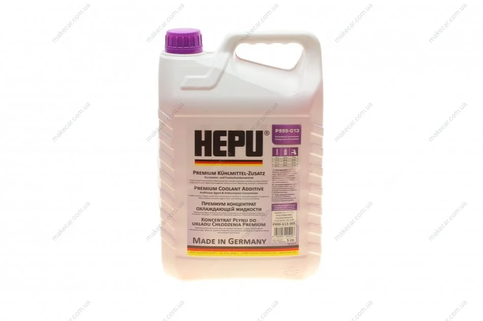 <strong>Антифриз-концентрат Hepu, G13 (фіолетовий), 5л HEPU P999-G13-005 (фото 1)</strong>