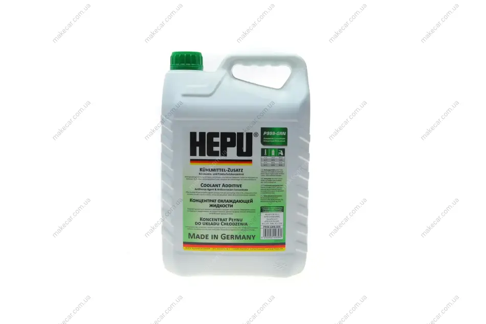 <strong>Антифриз-концентрат Hepu, G11 (зелений), 5л HEPU P999-GRN-005 (фото 1)</strong>