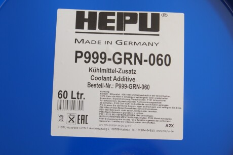 Концентрат охолоджуючий HEPU P999-GRN-060 фото товару