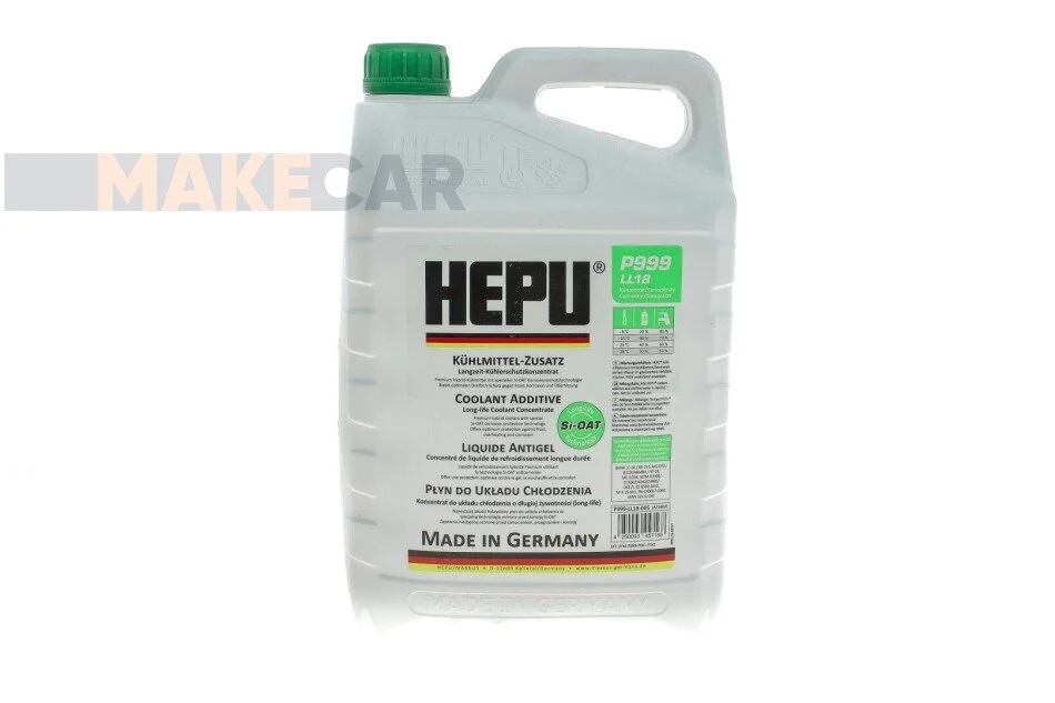 <strong>Антифриз зелений(концентрат)(-38°C) 5л. LC-18 HEPU P999-LL18-005 (фото 1)</strong>