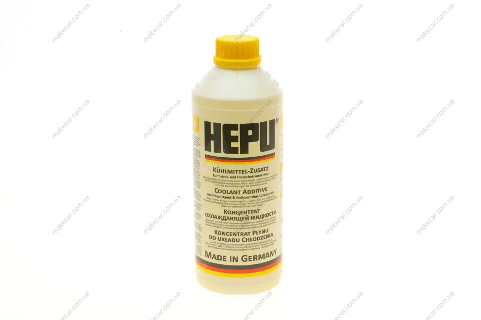 <strong>Антифриз-концентрат Hepu, G11 (жовтий), 1.5л HEPU P999 YLW (фото 1)</strong>