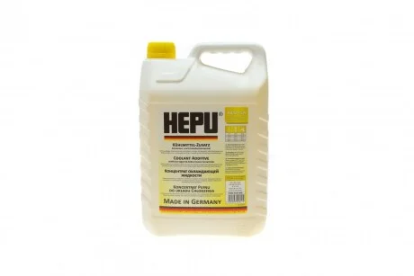 Антифриз-концентрат Hepu, G11 (жовтий), 5л для HEPU P999-YLW-005 фото товару