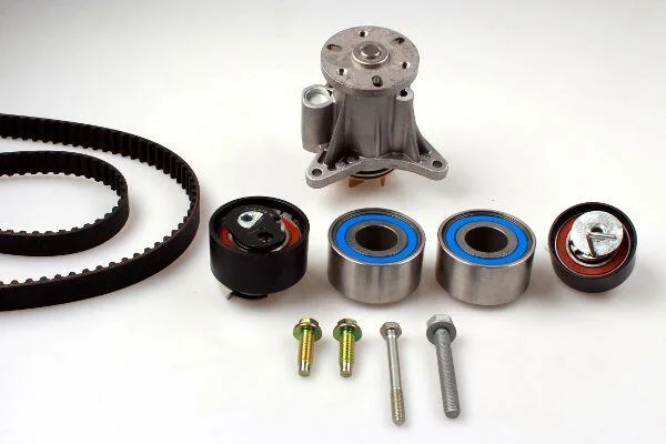 <strong>Комплект ГРМ (ремінь + ролик + водяний насос) JAGUAR XF I, XF SPORTBRAKE, XJ LAND ROVER DISCOVERY IV, RANGE ROVER IV, RANGE ROVER SPORT I, RANGE ROVER SPORT II 3.0D/3.0DH 03.09- HEPU PK26230 (фото 1)</strong>