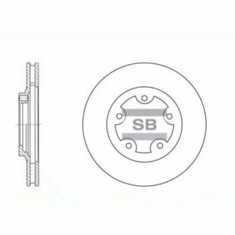 Гальмівний диск для Hyundai Hi-Q (SANGSIN) SD1029 фото товару