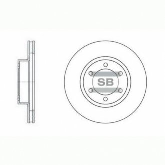 Тормозной диск Hi-Q (SANGSIN) SD4004