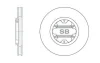 <strong>Диск гальмівний (кратно 2) передній (вентильований) Nissan Navara D22 (03-) (D=282.7mm) HI-Q Hi-Q (SANGSIN) SD4214 (фото 1)</strong>
